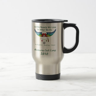 Mendocino Sufi Camp 2010 spill-proof travel mug