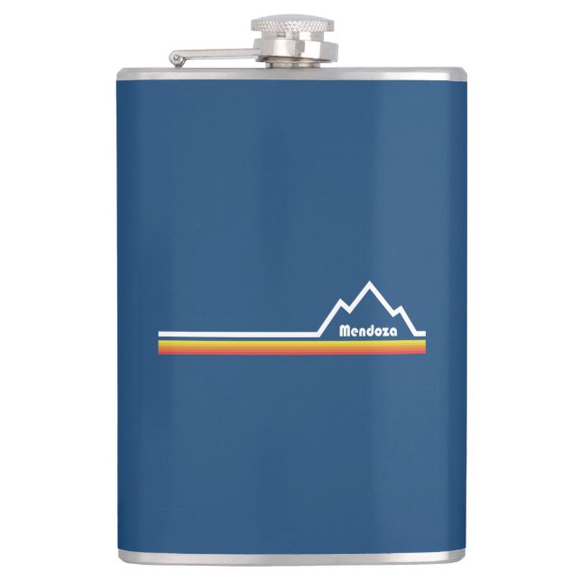 Mendoza Argentina Hip Flask (Front)