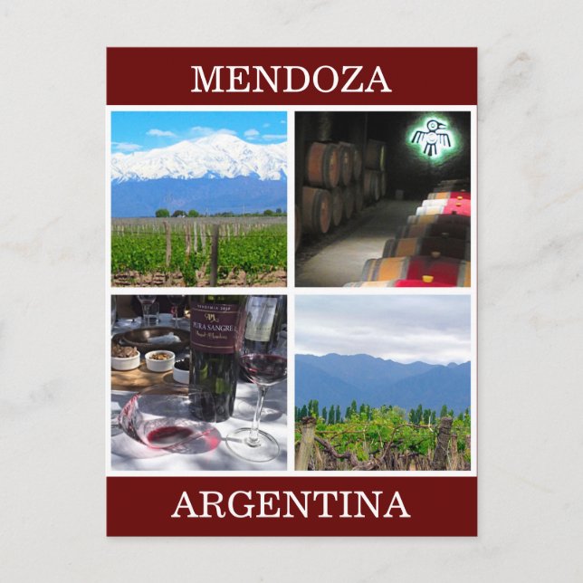 mendoza collage postcard (Front)