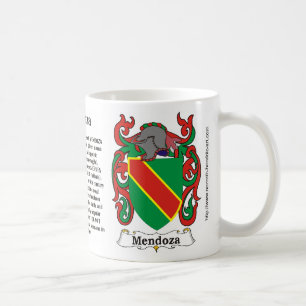 Mendoza Family Crest on a mug
