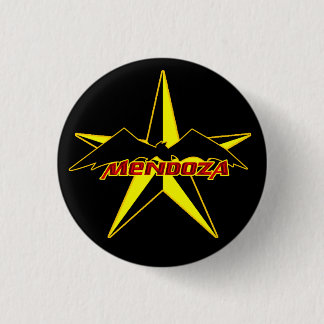 Mendoza* Star Badge 1 Inch Round Button