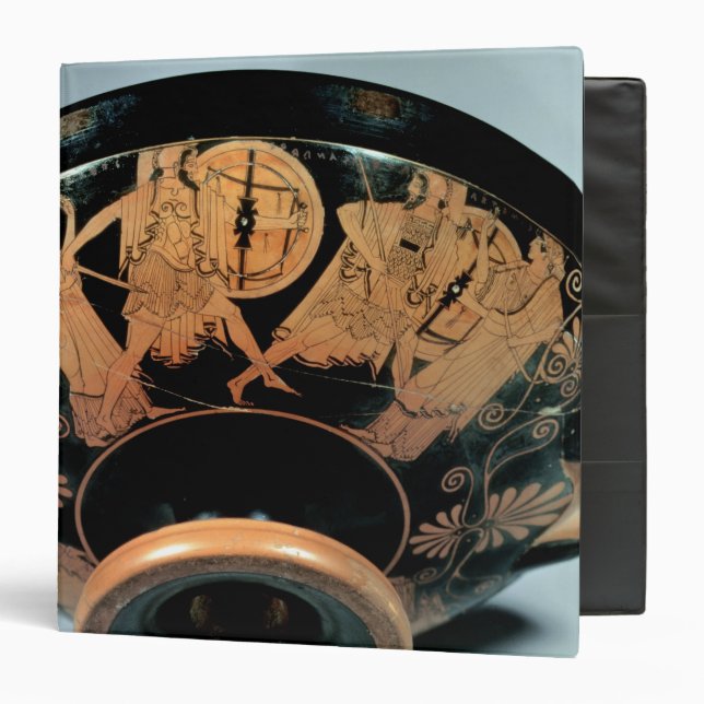 Menelaos, accompanied by Aphrodite Binder (Front/Inside)