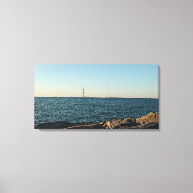 Menemsha on Martha's Vineyard Art Canvas Print (Front)