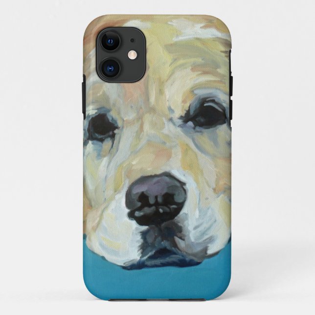 Menhaden le coque iphone de golden retriever (Dos)