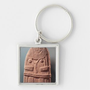 Menhir statue no.4, from Saint-Sernins-sur-Rance Keychain
