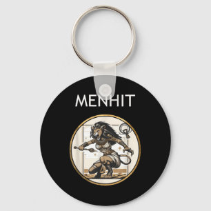 Menhit Nubian War Goddess Ancient Mythology  Keychain