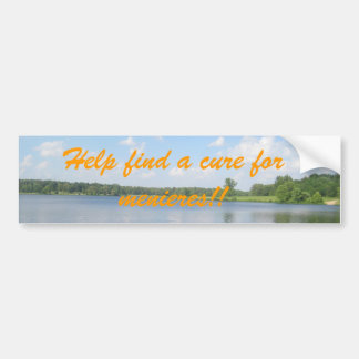 menieres bumper sticker