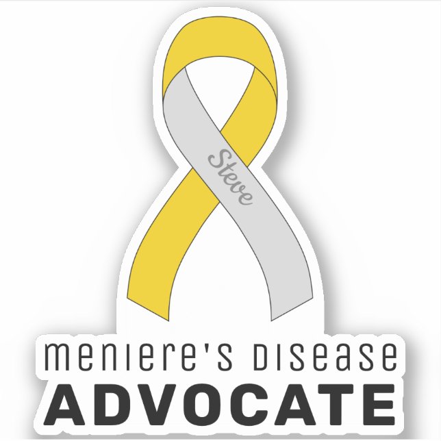Meniere's Disease Advocate Vinyl Sticker (Front)