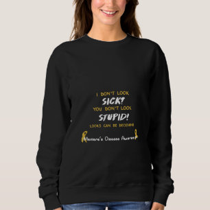 Meniere's Disease I Don't Look Sick Ribbon Awaren Sweatshirt