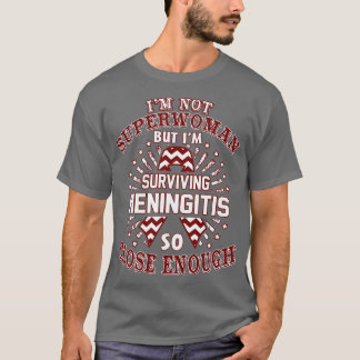 Meningitis Awareness Im Not Superwoman But Im Surv T-Shirt