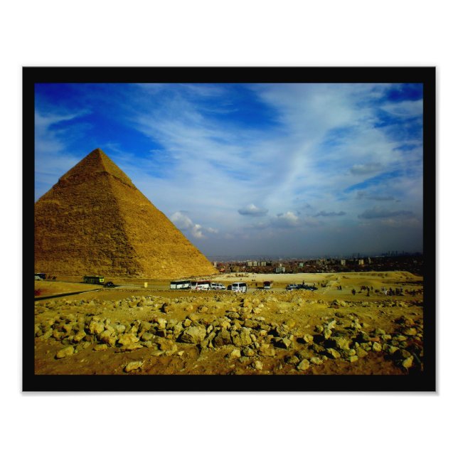 Menkaure Pyramid Photo Print (Front)