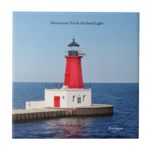 Menominee North Pierhead Light tile