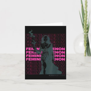 Menon Kamala Harris Tee  Card