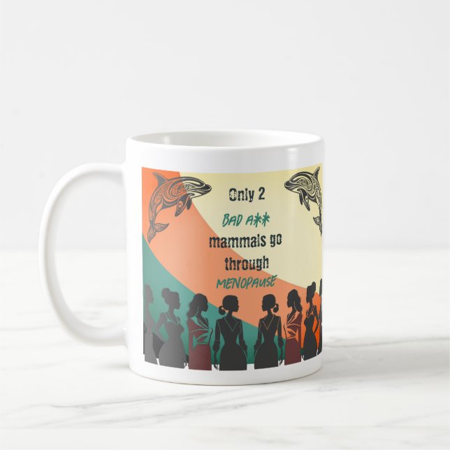Ménopause café Mug Retro Design (Gauche)