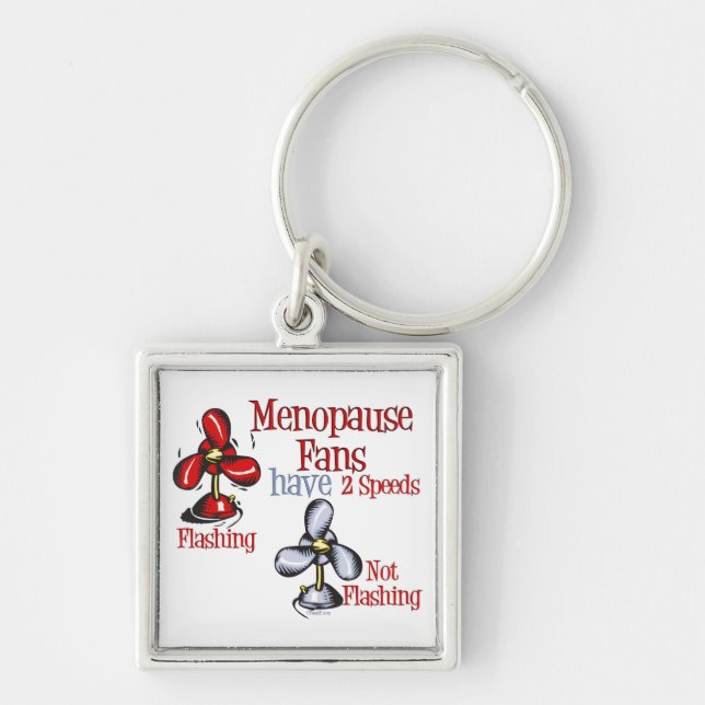 Menopause Fan Keychain (Front)