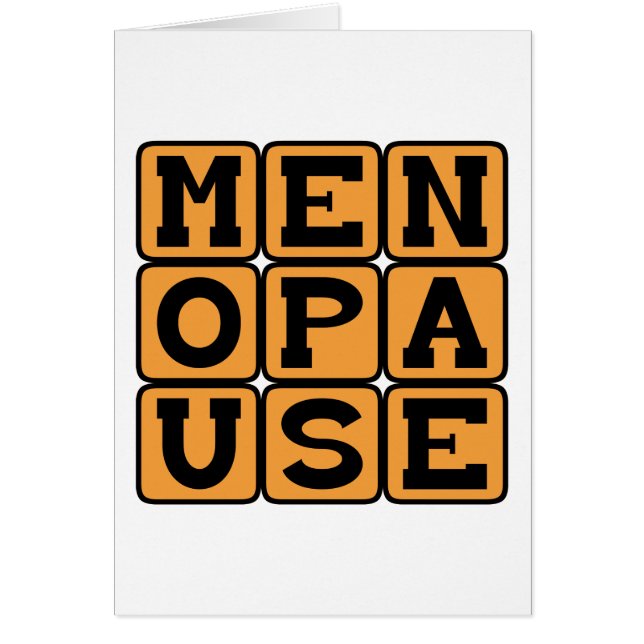 Menopause, Female Late Stage (Front)