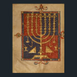 Menorah and other vessels of the temple poster<br><div class="desc">Spanish School's Add Ms 15250 f.3v Menorah and other vessels of the temple, from the ' Duke of Sussex Spanish Bible', Catalonia located at the British Library, London, UK. The Add Ms 15250 f.3v Menorah and other vessels of the temple, from the ' Duke of Sussex Spanish Bible', Catalonia was...</div>