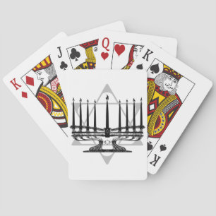 Menorah and Star Playing Cards