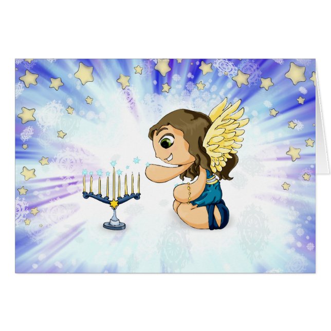 Menorah Angel (Front Horizontal)