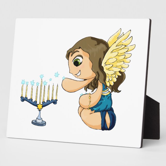 Menorah Angel Plaque (Side)