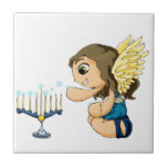 Menorah Angel Tile<br><div class="desc">Original Artwork by Thedustyphoenix.</div>