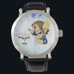 Menorah Angel Watch<br><div class="desc">Original Artwork by Thedustyphoenix. http://www.thedustyphoenix.com</div>