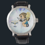 Menorah Angel Watch<br><div class="desc">Original Artwork by Thedustyphoenix. http://www.thedustyphoenix.com</div>