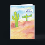 Menorah Cactus Hanukkah Card<br><div class="desc">About this item * INSIDE GREETING: "And a Happy New Year!" COVER - Happy Hanukkah * CARD SIZE - Receive 1, regular sized notecard with 5x7 Inch envelope. We offer funny cards that come either blank or greeted inside, so be sure to review all product photos before purchasing. * USE...</div>