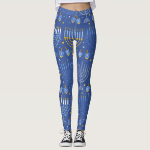 Menorah et Dreidel Leggings