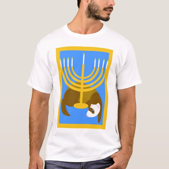 Menorah ferret shirt (Front)