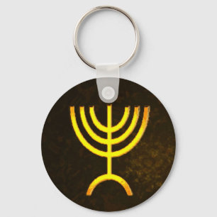Menorah Flame Keychain