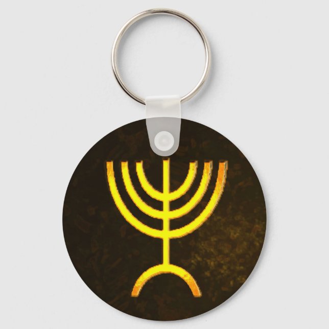 Menorah Flame Keychain (Front)