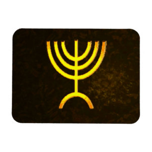 Menorah Flame Magnet