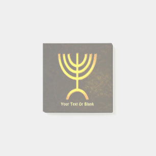 Menorah Flame Post-it Notes