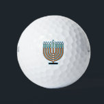 Menorah Golf Balls<br><div class="desc">Menorah for Hannukah</div>