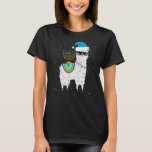 Menorah Hanukkah Llama   Cute Alpaca Chanukah   T-Shirt<br><div class="desc">Menorah Hanukkah Llama   Cute Alpaca Chanukah</div>