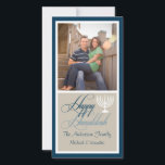 Menorah Hanukkah Photo Card<br><div class="desc">Menorah Hanukkah Photo Card. Customize this card by adding your family photo.</div>