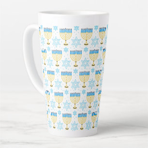 Menorah Latte Mug