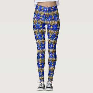 menorah leggings