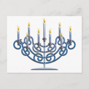 Menorah Postcard