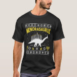Menorasaurus Hanukkah Dinosaur Gifts T-Shirt<br><div class="desc">Match and coordinate with your family,  husband,  wife,  spouse,  group or friends in holiday occasions,  birthday party,  barbecue BBQ party,  Easter,  Mothers day,  Grandparents day,  Halloween,  New year,  Father's day,  Mother's day,  Parents day,  Christmas,  Thanksgiving,  Patrick's day,  Xmas. Funny gift shirts.</div>