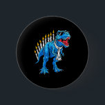 Menorasaurus Hanukkah T Rex Dinosaur Dino Chanukah 2 Inch Round Button<br><div class="desc">Menorasaurus Hanukkah T Rex Dinosaur Dino Chanukah Boys Kids</div>