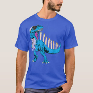 Menorasaurus Re  T Re Dinosaur Hanukkah For Boys K T-Shirt