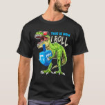 Menorasaurus This How I Roll Dinosaur Hanukkah Gif T-Shirt<br><div class="desc">Grab this funny cute This Is How I Roll Hanukkah Menorasaurus T-Shirt features a T Rex dinosaur for wearing during Chanukah, the Jewish Holiday also called Festival of Lights and makes the perfect Hanukkah gift, Hanukkah shirt for boys or dinosaur lovers. Celebrate your Jewish faith in style with this cute...</div>
