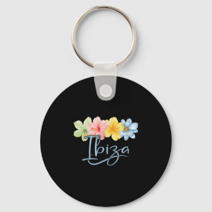 Menorca Flowers Spain Learic Islands Floral Vacati Keychain