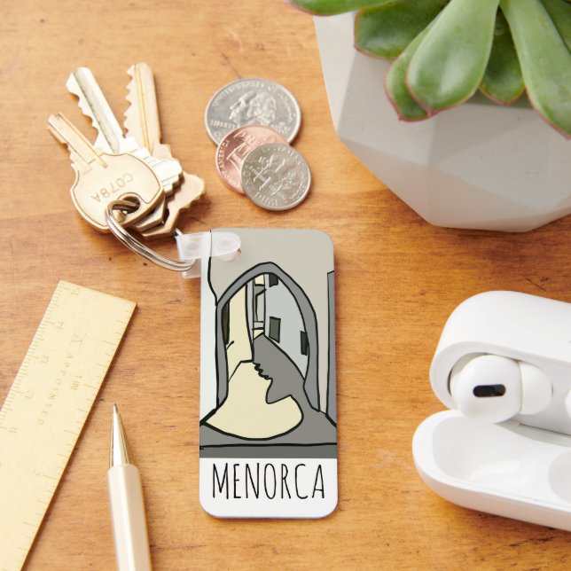 Menorca Island Keychain (Desk)