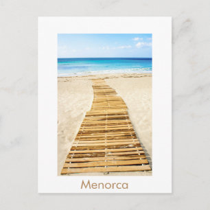 Menorca Santo Tomas Beach Postcard