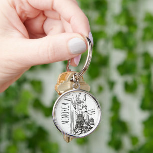Menorca, spain keychain