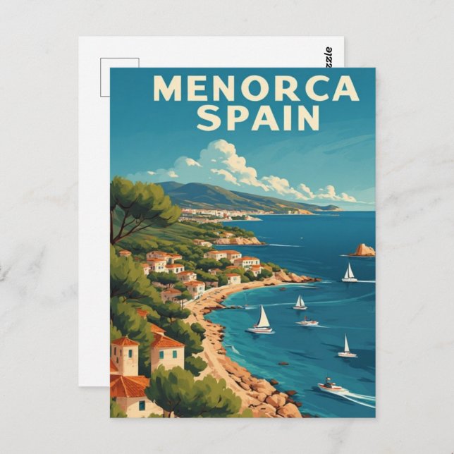 Menorca Spain Postcard (Front/Back)