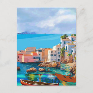 Menorca travel print - Spain, Menorca print, Minor Postcard
